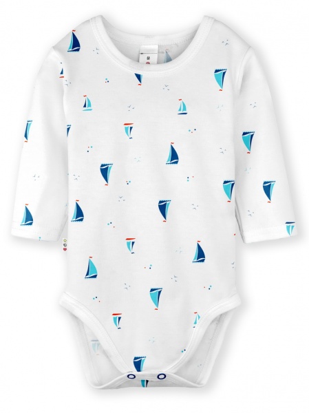 Боди для мальчика Софія Кораблики р.68 белый 451268 