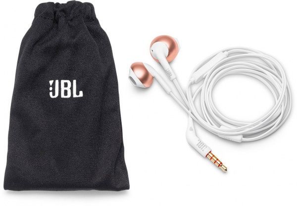 Гарнітура JBL® T205 rose gold 