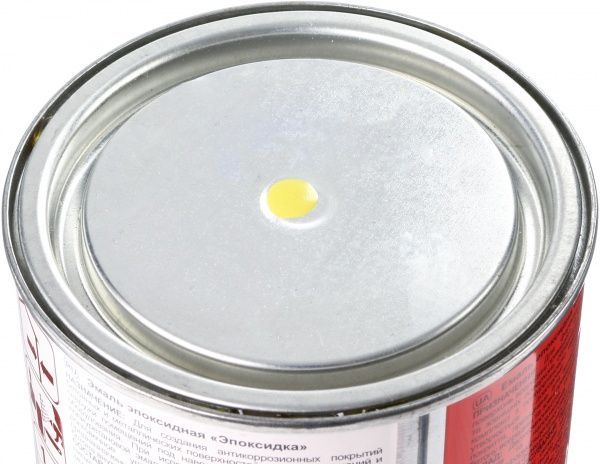 Эмаль ЭПОХА эпоксидная Эпоксидка желтый глянец 0,7л 1кг