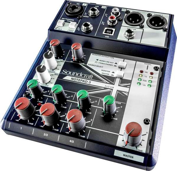 Пульт Soundcraft Микшерный NOTEPAD-5 5085980EU 