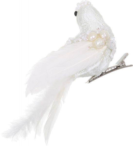Декорация новогодняя Птичка изящная 14 см EPI-JY11330 