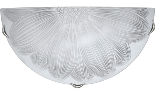 Светильник настенный УТ Сяйво НПБ Ромашка 1/2 1x60 Вт E27 белый 1522 