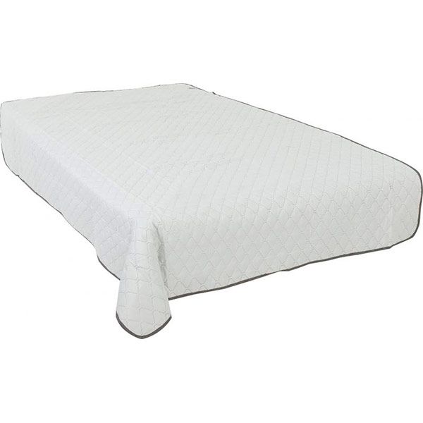 Покривало Underprice світло-сірий/темно-сірий 140x220 см