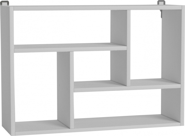 Полиця декоративна Luxe Studio Рута ЕЦ-3 730x500x220 мм біле дерево 