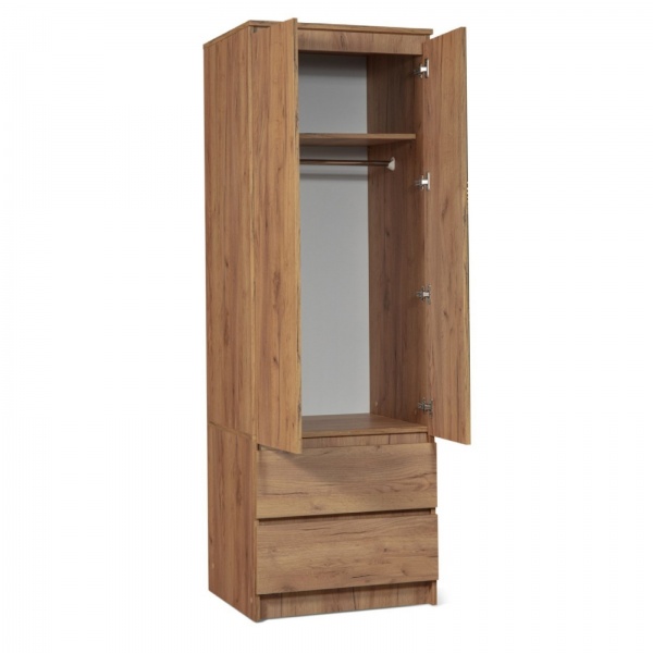 Шафа для одягу Embawood 1800х600х500 мм коричневий 