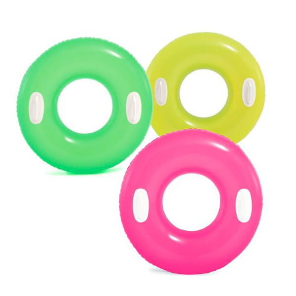 Круг надувной Intex 76 см с ручками в ассортименте 59258