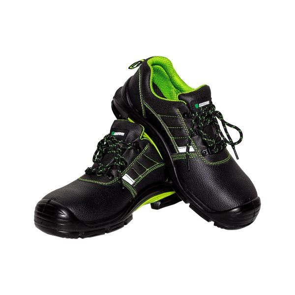 Полуботинки рабочие Sizam Houston р.42 36186 черный с салатовым