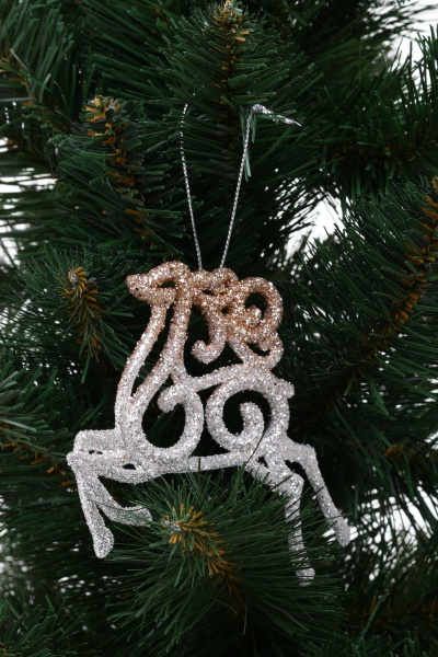 Подвеска пластиковая Global Treasure Олень контурный 10 см в ассортименте M1901009-R2H6/2