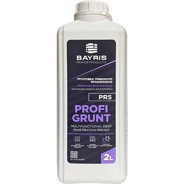 Грунтовка глубокопроникающая Bayris Profi Grunt 2 л