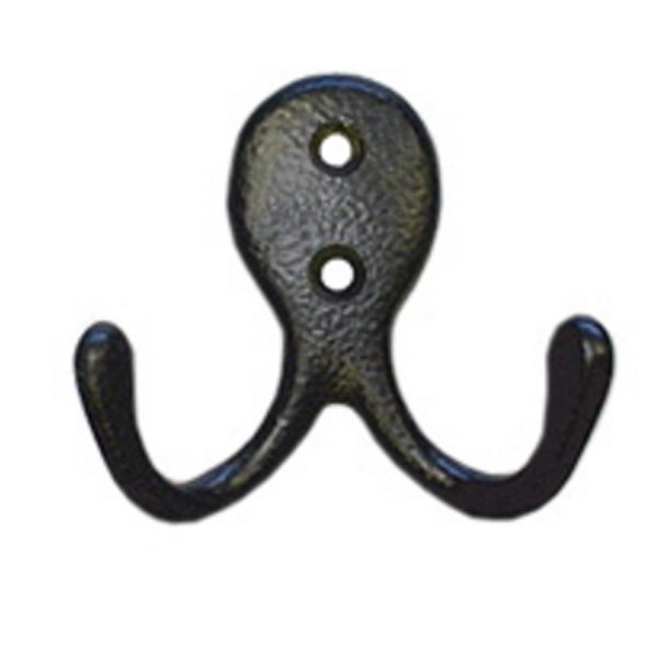 Крючок мебельный  Larvij LK0201BL черный