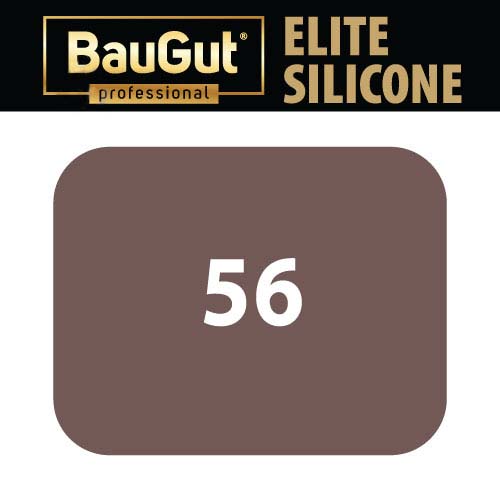 Герметик силиконовый BauGut Silicon Elite 56 темно-коричневый 300 мл