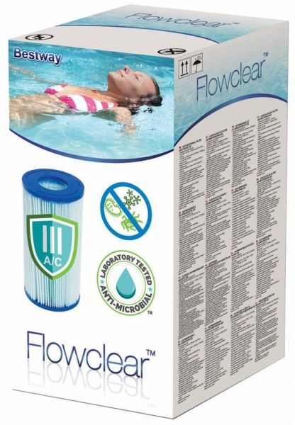 Картридж антибактериальный Bestway III 10,6х20,3 см