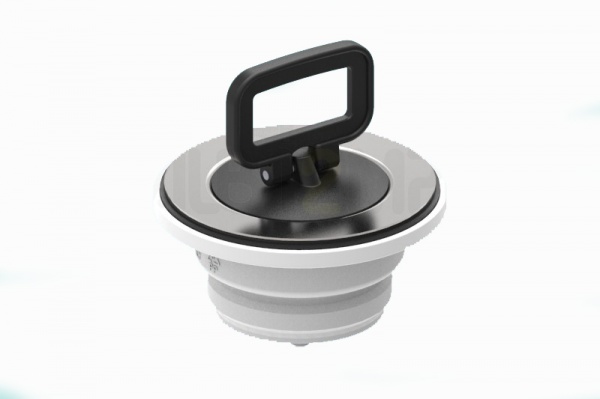 Сифон для кухонної мийки ALBA D70 з пробкою