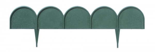 Забор декоративный Prosperplast Garden Line 10000х15х90 мм зеленый
