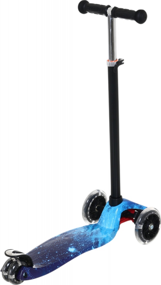 Самокат MaxxPro kids детский 3-колесный LS306C/maxi синий принт