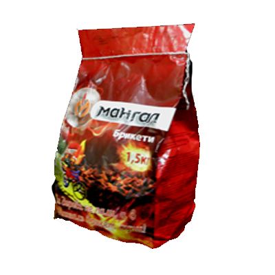 Брикеты древесноугольные Мангал 1.5 кг