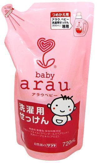 Гель для машинной и ручной стирки Arau Baby для детской одежды сменный блок 0,72 л