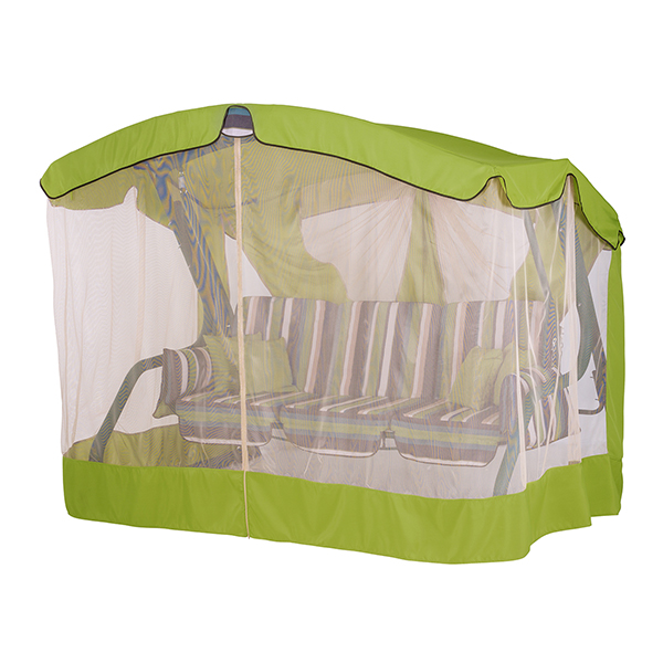 Качель с навесом Vitan Алиса Цветная полоска 1880x2300x1520