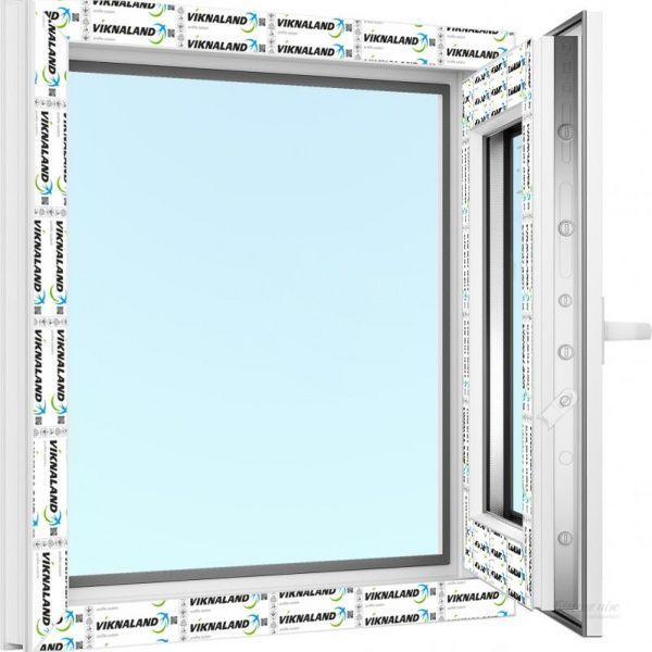 Окно поворотно-откидное VIKNALAND В 58 500x500 мм правое 