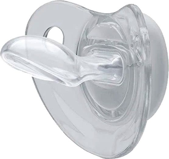 Пустышка Nuk Trendline Day & Night силиконовая розовая р 2 (10176246)