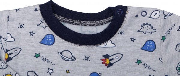 Піжама дитяча для хлопчика Фламінго 109-307 р.80 меланж 