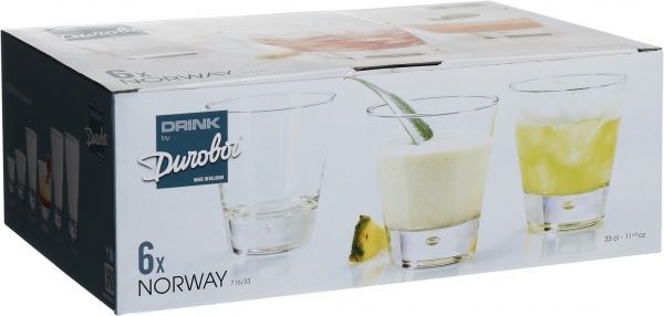 Набор стаканов низких Norway 330 мл 6 шт. Durobor