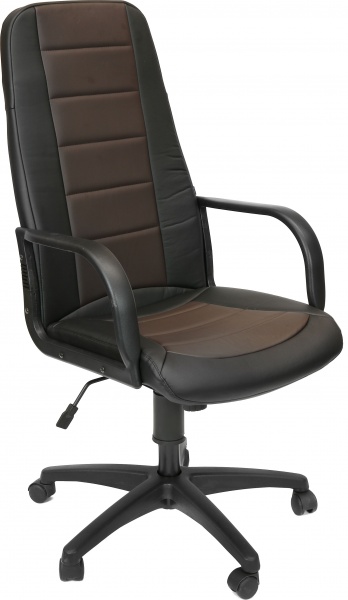 Кресло Nowy Styl Turbo (CH) ECO-30/ECO-31 черно-коричневый 