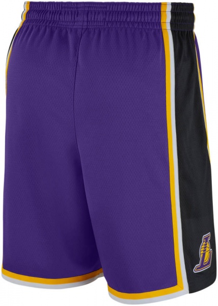 Шорти Nike LAL M NK SWGMN SHORT STMT 20 CV9564-504 р. S фіолетовий