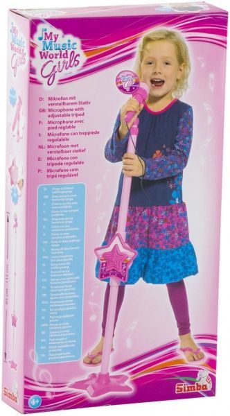 Мікрофон Simba Дівочий стиль з роз'ємом для МР3 плеєра 6830691