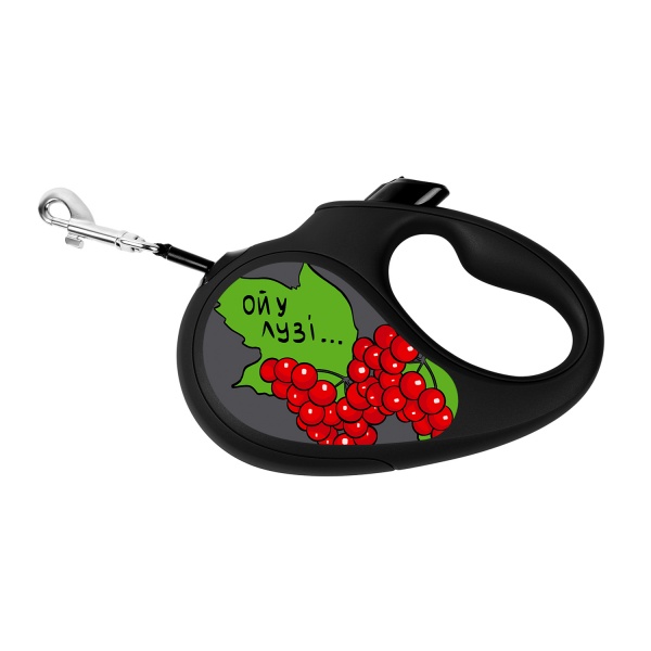 Повідець-рулетка Waudog R-leash Калина р. XS до 12 кг 3 м