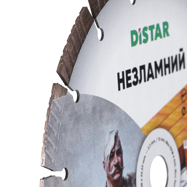 Диск алмазний відрізний Distar 1A1RSS 230X22,23 Незламний 230x2,3x22,23 10117023003