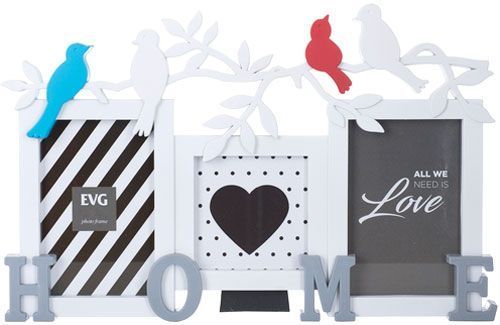 Коллаж EVG FRESH 8163 WHITE GOLLAGE 3 10x10/10x15 см белый 