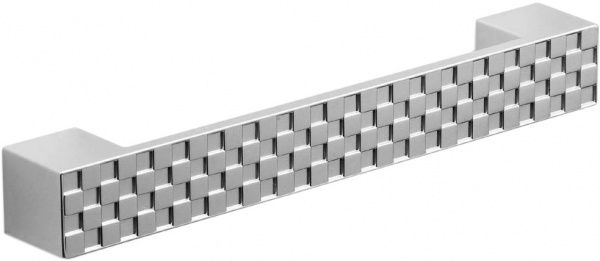 Мебельная ручка 160 мм матовый хром Poliplast 0303QV9006
