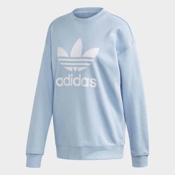 Світшот Adidas TRF CREW SWEAT FM3289 р. 34 блакитний