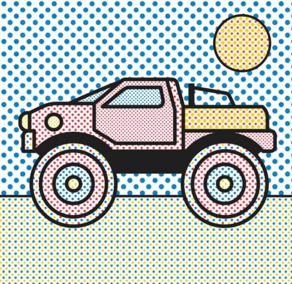 Раскраска водная Книжковий Хмарочос Бигфут