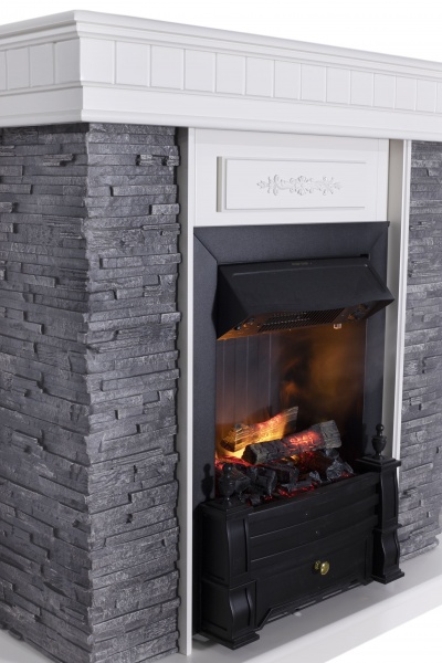 Камінокомплект ASTRA FLAME Манітоба Grey + Прометей