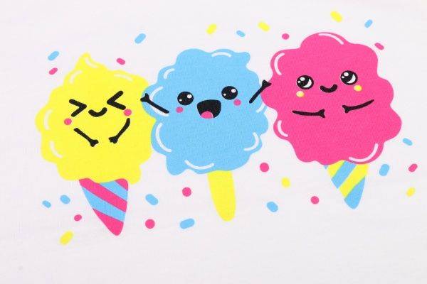 Футболка для дівчинки GABBI FT-21-5-2/1 р.98 молочний 