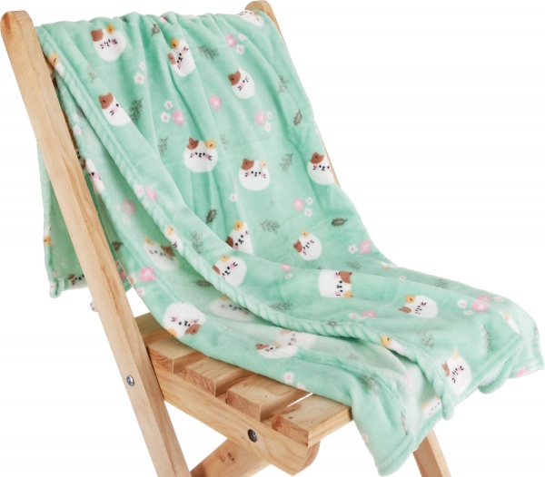 Плед Lotus Котики 100x120 см ментоловый 21kf-04 