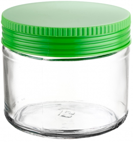 Банка скляна 280 мл із пластиковою кришкою 82 мм Італія 82284