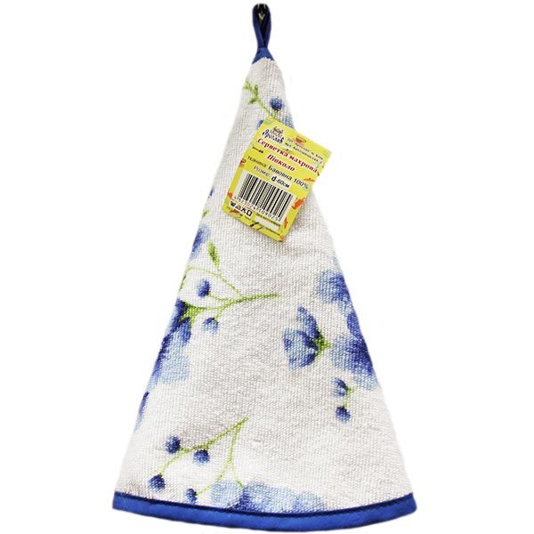 Салфетка Ярослав махровая с вышивкой в ассортименте 60 см