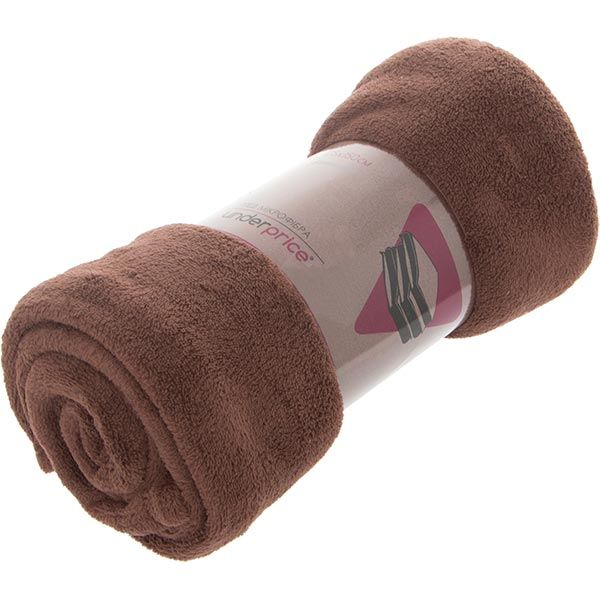 Плед микрофибра Underprice Радуга коричневый 125x150 см 51918126
