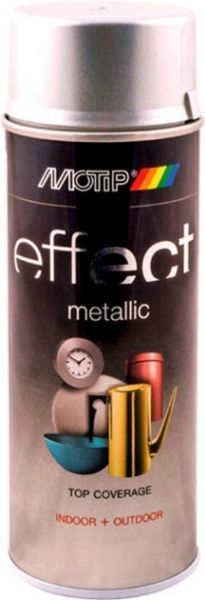 Фарба аерозольна Motip Deco Effect з ефектом металік срібний 400 мл