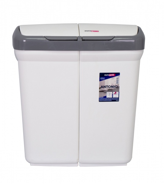 Відро для сміття Eurogold ANTONIO 50 л білий 881150