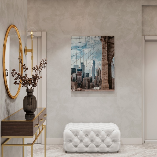 Картина на холсте Бруклинский мост 50x70 см WS Holst 14082219,2 