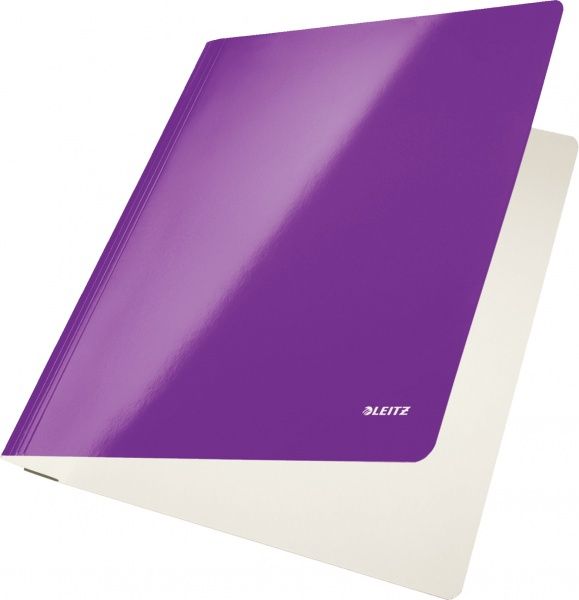 Швидкозшивач WOW 250 арк. А4 фіолетовий металік 30010062 Leitz