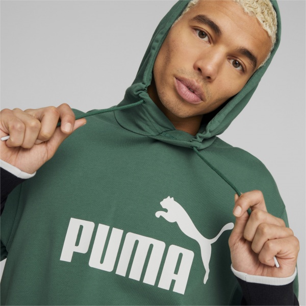 Джемпер Puma POWER COLORBLOCK HOODIE TR 67332537 р. M зеленый