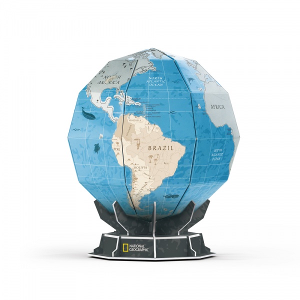 3D-пазл CubicFun STEM Скретч Глобус DS1082h