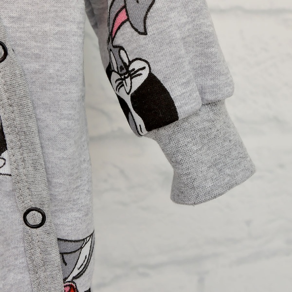 Ромпер для девочки Blanka Кролик р.80 серый 110332 