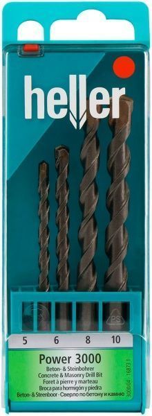 Набор сверл по бетону Heller ProConcrete 5-10 мм 4 шт. 16873