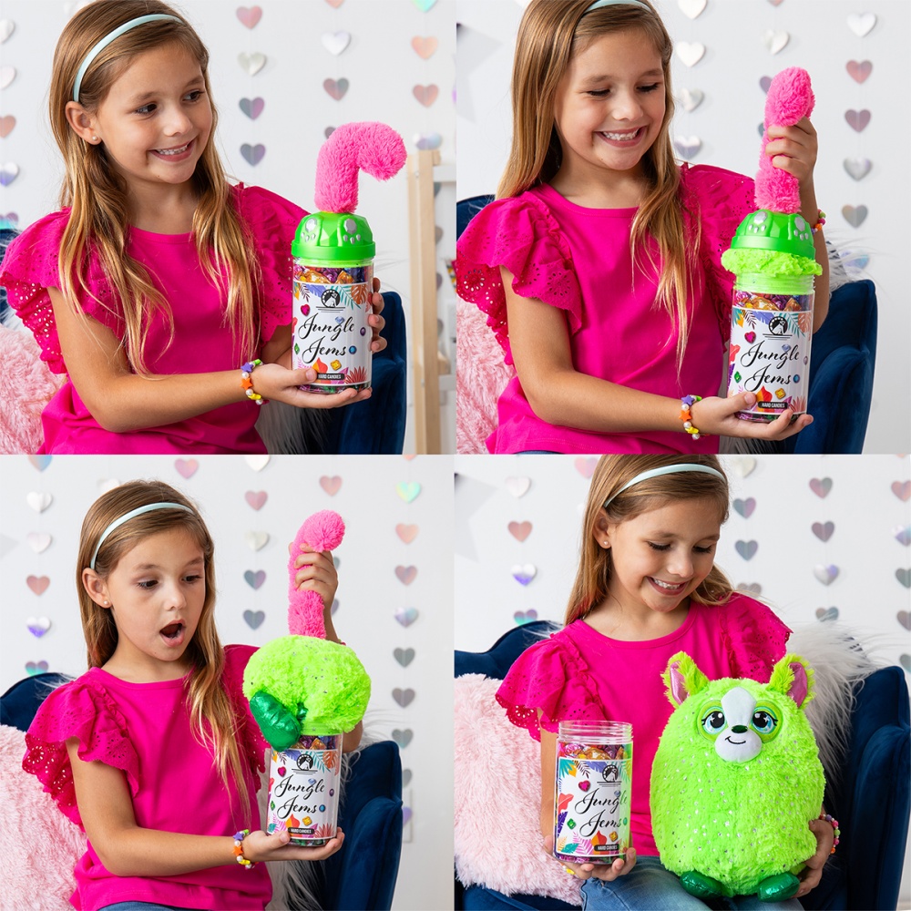 М'яка іграшка Misfittens серії Gemstones W1 – Звірятко в банці в асортименті 03962